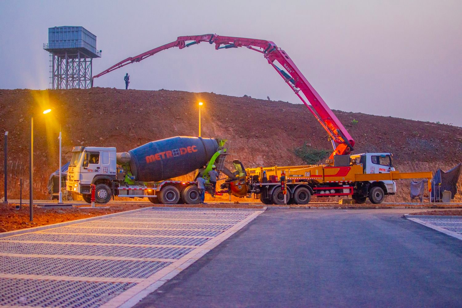 Construction project showcase